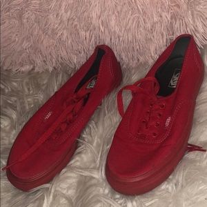 Red Vans